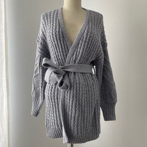 •FINAL PRICE• Universal thread blue sweater cardigan w/ balloon sleeves size S